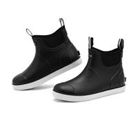 Stivali Gomma Uomo, Stivali Da Pesca, Stivaletti Antinfortunistica Uomo | Scarpe Da Giardino Comode Leggere, Da Esterno Antiscivolo Da Pioggia Shorty Boots