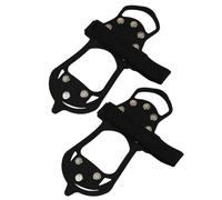 Stivali Ice Grips - 1 paio a 10 denti, antiscivolo, leggeri e grip, per tutte le escursioni, con impugnatura ghiacciata, per tutte le donne, inverno, lavoro, attività all'aperto e corsa in inverno