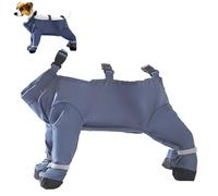 Stivali Impermeabili Per Cani,Che Restano Addosso,Antipioggia Con Bretelle,Scarpe Protettive La Cura Degli Animali Domestici Durante L'Inverno,Escursioni Sulla Neve,Viaggi,Passeggiate(XL,Blue)