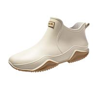 Stivali In Gomma Donna Per Pioggia da Antiscivolo Alla Caviglia, Impermeabili Esterno Con Comfort Ultimi Stivaletti Corti Wellies Ankle Boots Ideali Fango e Tutte le Stagioni