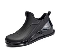 Stivali In Gomma Donna Per Pioggia Impermeabili Chelsea Boots Scarpe di da Giardino Lavoro Stivaletti Antivento Wellies Ankle Leggeri Giardiniere
