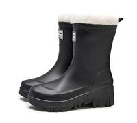 Stivali In Gomma Donna Per Pioggia Moda Antivento da Alla Caviglia Esterno Con Comfort Ultimi Stivaletti Rain Boots Ideali Fango e Tutte le Stagioni