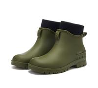 Stivali In Gomma Donna Per Pioggia Scarpe da Giardino Donne Alla Caviglia Esterno Con Comfort Ultimi Leggeri e Resistenti Esterni Giardinaggio Chelsea Cortile
