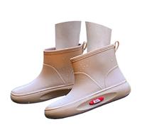 Stivali In Gomma Donna Per Pioggia Scarpe da Giardino Donne Corti Leggere Antiscivolo Leggeri e Resistenti Rain Boots Ideali Fango Tutte le Stagioni