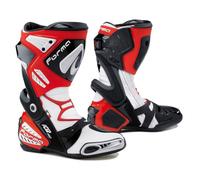 Stivali In Pelle Racing Forma Ice Pro Rosso Bianco Nero