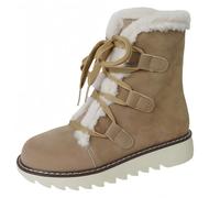 Stivali in pelle sintetica della caviglia della piattaforma invernale di alta moda della donna calda pelliccia neve scivolare su / zip classico mezzo vitello pelliccia fodera moda più colori stivali