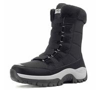 Stivali invernali 2026, isolati, caldi, comodi, con calda imbottitura, ideali per escursioni nella neve fredda, Nero , 36 EU