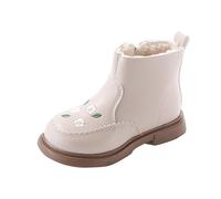 Stivali invernali 28 invernali Water Proof Flat Keep Warm Snow Boots comode scarpe impermeabili per bambini invernali, beige., 28 EU