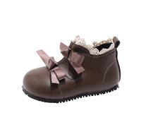 Stivali invernali 31 Winter Water Proof Flat Keep Warm Snow Boots Comfortable Shoes Boots Argento, marrone, 23.5 EU