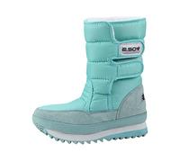 Stivali invernali da donna, impermeabili, da neve, imbottiti, caldi, invernali, invernali, da trekking, da trekking, per attività all'aria aperta, da trekking, Blu, 37 EU