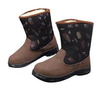 Stivali invernali da uomo, caldi, da neve, da uomo, da trekking, con imbottitura in pile, con suola spessa, protezione contro i piedi, scarpe da neve, ammortizzate, classiche per attività all'aria