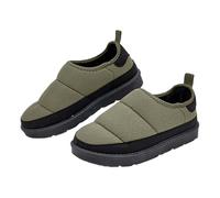 Stivali invernali da uomo, casual, imbottiti, foderati in peluche, caldi e comodi, per rilassarsi tutti i giorni e uno stile accogliente all'aperto, Verde, 38 2/3 EU