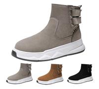 Stivali invernali da uomo, per tutti i giorni, da caccia, con lacci | Sneaker e scarpe sportive da uomo, per il tempo libero, antiscivolo, invernali, taglia 39-44