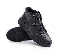 Stivali invernali in pelle isolata Uomo Leecooper LCJ-24-33-2913 Nero EUR40,EUR41,EUR42,EUR43,EUR44,EUR45Colore unico