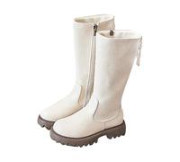 Stivali Invernali per Bambine Piatti alla Moda Comodi Suola Morbida Stivaletti Stringati Bambina in Pile Caldo Chaussures Enfant pour Cole et Loisirs Leggero Antiscivolo Idéales l'Automne l'Hiver
