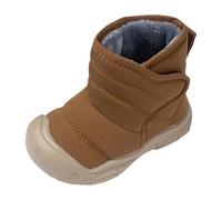Stivali invernali per bambini, 35 scarpe casual, in rete morbida, traspiranti, sportivi, colore nero (Brown, 25 Toddler)