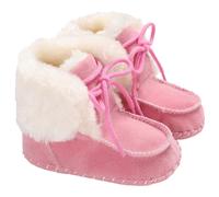 Stivali invernali Ugg rosa per neonati, caldi e comodi, con suola morbida antiscivolo, adatti sia per uomo che per donna.