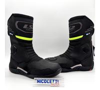 Stivali Ls2 Goby Wp Nero Giallo Fluo
