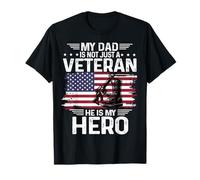 Stivali militari - Mio padre non è solo veterano, è il mio eroe Maglietta