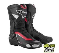 ALPINESTARS ALPINESTARS - Stivali SMX-6 V2 Nero / Grigio / Rosso Fluo 45