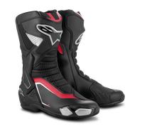 Stivali Moto Alpinestars SMX-6 V3 Nero/Argento/Rosso45 Nero,Argento,Rosso