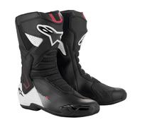 Stivali moto Alpinestars SMX-6 V3 nero bianco rosso grafica