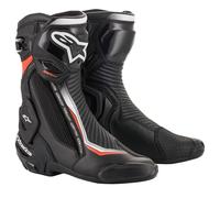 Stivale SMX PLUS V2 Nero Bianco Rosso Fluo ALPINESTARS - SE: 47