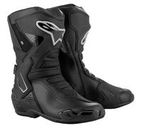 Stivali moto Alpinestars Stella SMX-6 3 Drystar da donna nero-argento 40