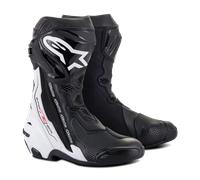 Alpinestars Supertech R Stivali moto, nero-bianco, taglia 42 per maschi