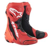 Alpinestars Supertech R Stivali moto, nero-bianco-rosso, taglia 40 per maschi