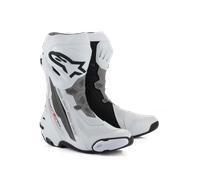 Stivali moto Alpinestars Supertech R Vented Bianco/Grigio Medio/Nero43 Bianco,Grigio Medio,Nero