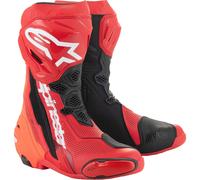 Stivali moto Alpinestars Supertech R Vented rosso fluo-rosso 44