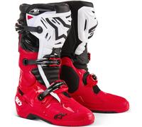 Alpinestars Stivali Tech 10 Enduro da motocross – Nero/Bianco/Rosso – Taglia 47 Uomo