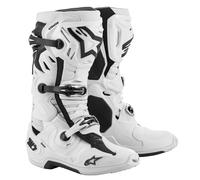 Stivali moto Alpinestars Tech 10 Supervented Bianco traforato 43