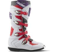 Gaerne GX-J Bambini Motocross Stivali, bianco-rosso, taglia 40