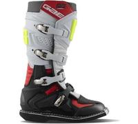 Gaerne GX-J Bambini Motocross Stivali, nero-grigio-rosso, taglia 41