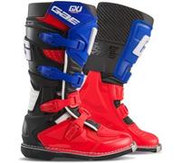 Gaerne GX-J Bambini Motocross Stivali, bianco-rosso-blu, taglia 37