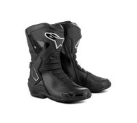 Alpinestars Stella SMX-6 Drystar® v3 Stivali da moto da donna impermeabili, nero/argento, Taglia 43