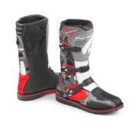 Stivali moto Forma Boulder Comp Off Road MX mimetici / rosso / bianco / grigio