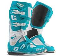 Gaerne SG-12 Stivali da motocross, bianco-turchese, taglia 41 per maschi