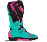 Stivali Moto Off Road Uomo Sidi CROSSAIR Mint Black Pink Taglia:48