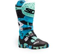 Stivali Moto Off Road Uomo Sidi CROSSAIR X Messy Cyan Taglia:39
