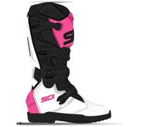 Stivali Moto Off Road Uomo Sidi X POWER SC White Black Pink Taglia:43