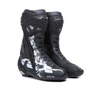 Stivali moto racing TCX RT-RACE Nero Bianco Grigio 42