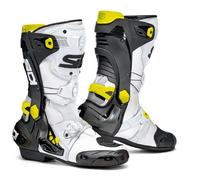 Stivali Moto Racing Uomo Sidi REX White Black Yellow Taglia:42