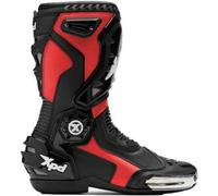 XPD Stivali da moto XP6-S perforati nero-rosso Taglia 43 Uomo