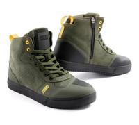 Stivali moto in pelle Rebelhorn Spike verde 45