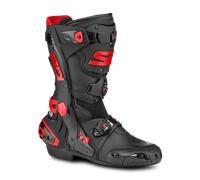 Sidi Rex Air Stivali da moto, nero-rosso, taglia 48 per maschi