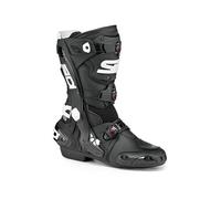 Sidi Rex Stivali da moto, nero-bianco, taglia 39 per maschi