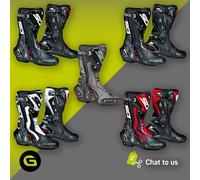 Stivali Moto Sidi ST Nero Rosso Taglia:46